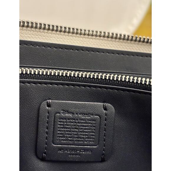 COACH X DISNEY Accordion Zip Wallet w/Cinderella Flying Birds Print C2893/NWOT - Picture 7 of 7